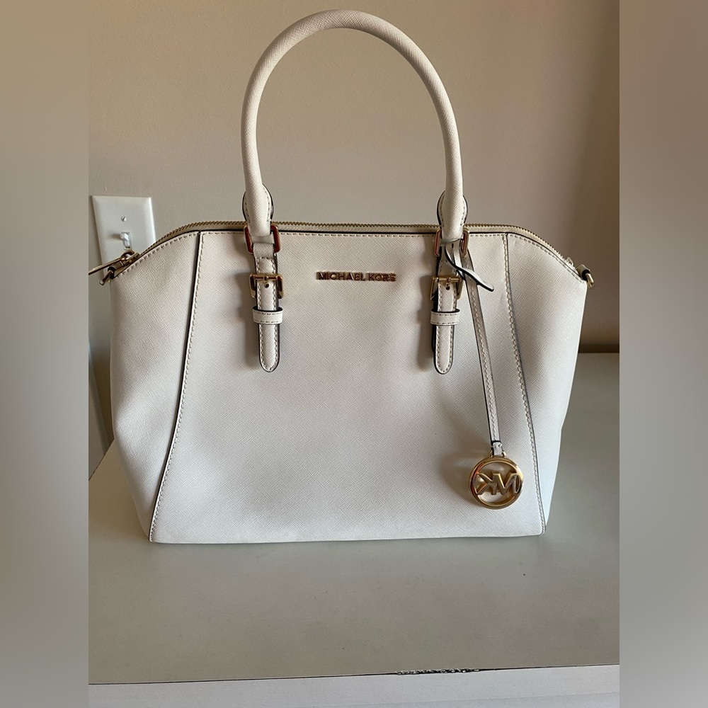Michael Kors white purse